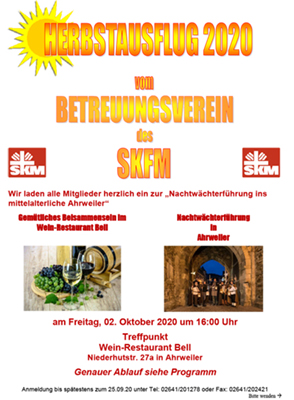 Einladung zum Herbstausflug